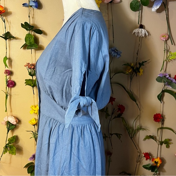 Buffalo David Bitton Mariposa Women's Buttoned Linen Dress, Small NWT - Picture 7 of 12